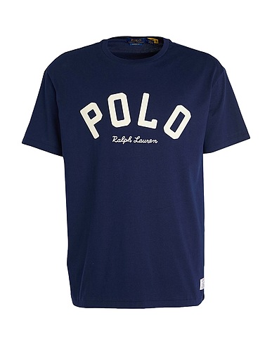 POLO RALPH LAUREN T-shirt CLASSIC FIT LOGO JERSEY T-SHIRT Navy blue 100% Cotton