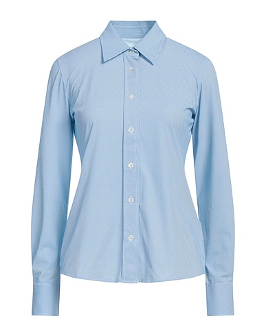 CALIBAN Patterned shirts & blouses Blue 85% Polyamide, 15% Elastane