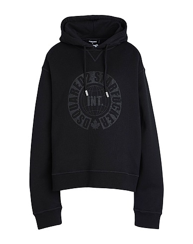 DSQUARED2 スウェット ブラック コットン 100%