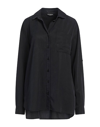 TRUE RELIGION Solid colour shirts & blouses Black 100% Lyocell