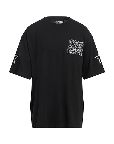 VERSACE JEANS COUTURE Oversize-T-Shirt Black 100% Cotton