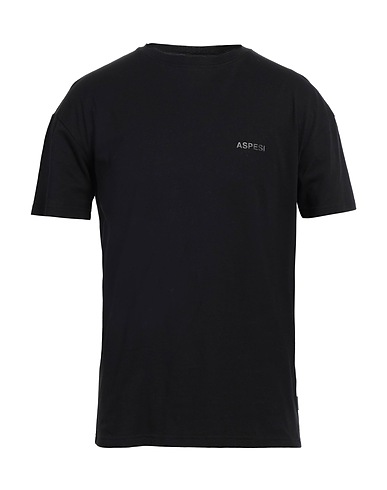 ASPESI Basic T-Shirt Black 100% Cotton