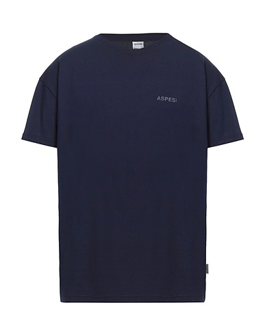 ASPESI Basic T-Shirt Midnight blue 100% Cotton