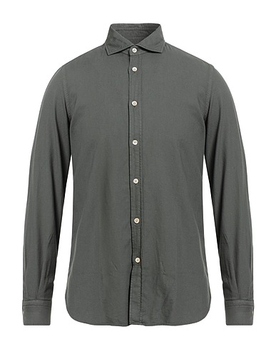 BOGLIOLI Chemise de couleur unie 60% Viscose, 40% Coton