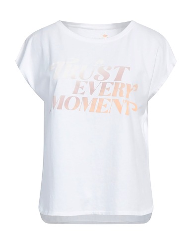 JUVIA T-shirt Ivory 100% Cotton