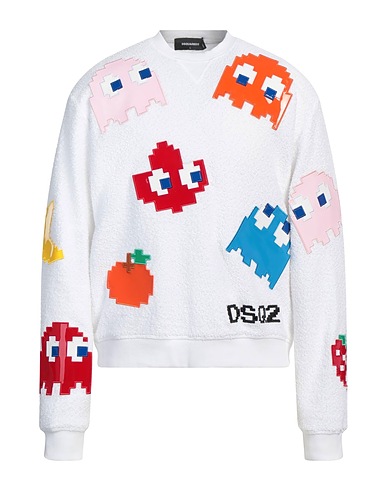 DSQUARED2 Sweatshirt Weiß 100% Baumwolle