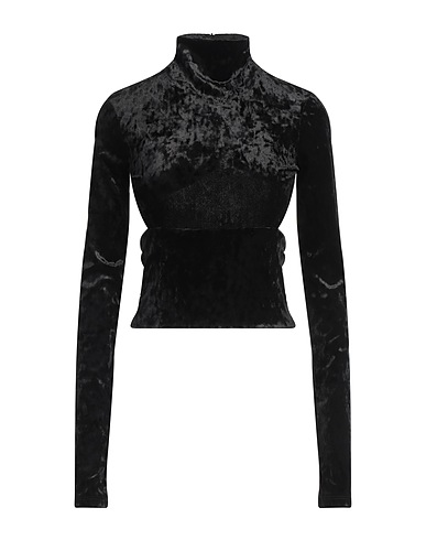 PINKO Top Black 90% Polyester, 10% Elastane