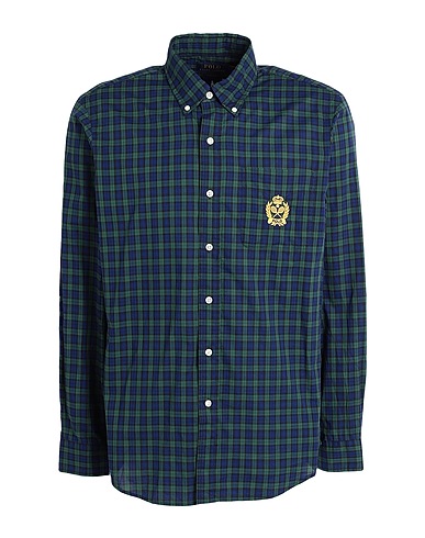 POLO RALPH LAUREN Checked shirt CLASSIC FIT PLAID POPLIN SHIRT
 Navy 100% Cotton