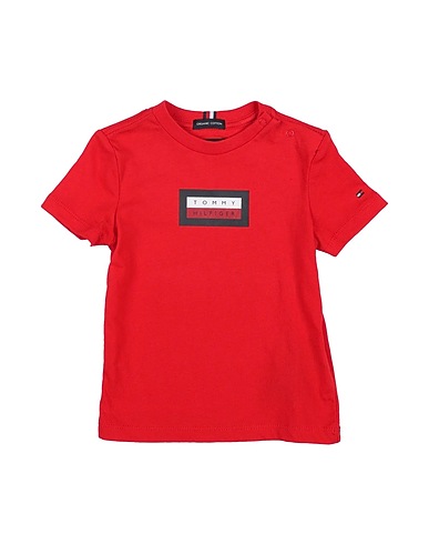 TOMMY HILFIGER T-shirt Red 100% Organic cotton