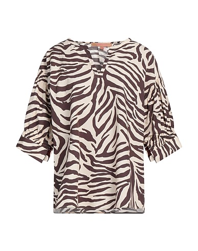 LA CAMICIA Top Beige 100% Cotton