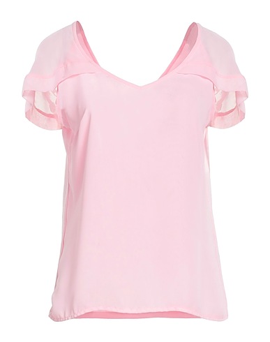 LIU •JO Top 100% Polyester, Cotton, Elastane