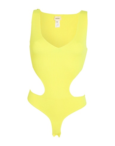 VICOLO TOPWEAR Yellow 70% Viscose, 30% Ceramic Polyester Thread