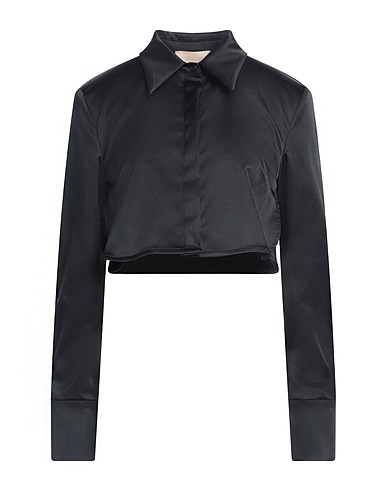 ANIYE BY Solid colour shirts & blouses Black 95% Polyester, 5% Elastane