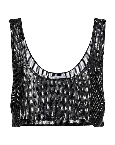 GIUSEPPE DI MORABITO Top Black 82% Polyamide, 18% Elastane