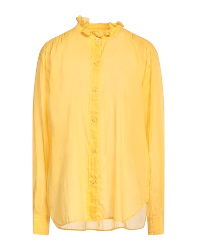 MARANT ÉTOILE Solid color shirts & blouses Marigold 100% Cotton