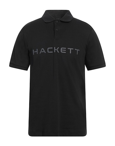 HACKETT Poloshirt SPORT Schwarz 100% Baumwolle