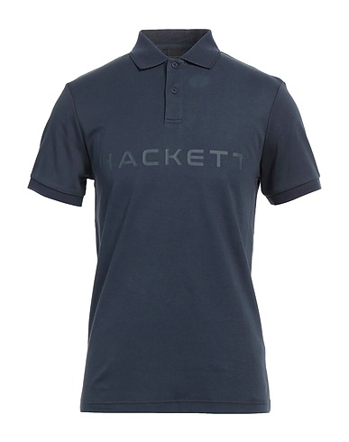 HACKETT Polo shirt SPORT Midnight blue 100% Cotton