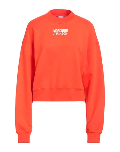 MOSCHINO JEANS Sweatshirt Orange 100% Cotton