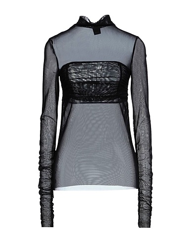 PINKO Top Black 92% Polyamide, 8% Elastane