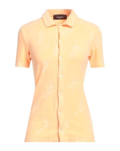 DSQUARED2 Camicie e bluse tinta unita Albicocca 82% Cotone, 18% Poliammide