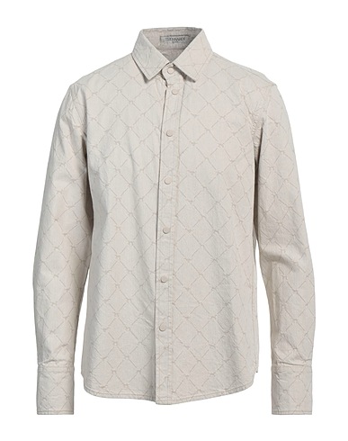 TRUSSARDI JEANS Camicia di jeans Beige 100% Cotone
