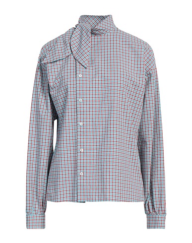 DSQUARED2 Checked shirt Turquoise 100% Cotton
