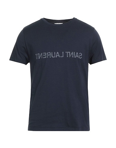 SAINT LAURENT T-Shirt Nachtblau 100% Baumwolle