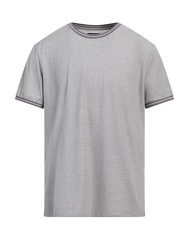 HACKETT Basic T-shirt Light grey 100% Cotton