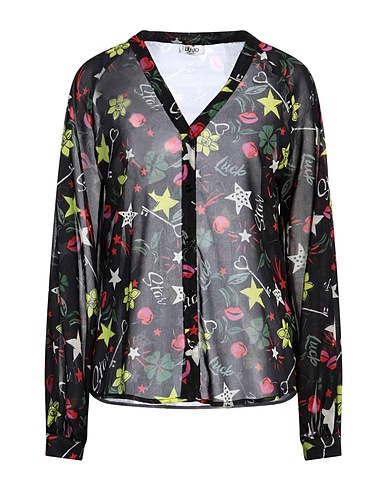 LIU •JO Patterned shirts & blouses Black 100% Polyester