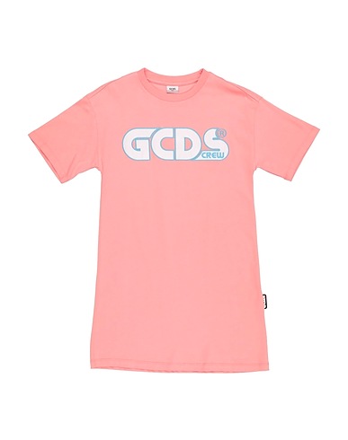 GCDS MINI T-shirt Rose 100% Coton