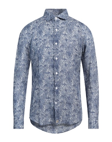 SONRISA Linen shirt Slate blue 100% Linen