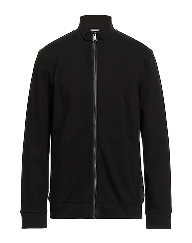 BOSS Sweatshirt Black 100% Cotton, Elastane, Polyester