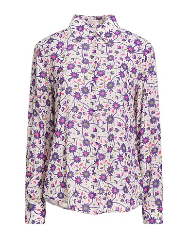 CAMICETTASNOB Floral shirts & blouses Purple 100% Viscose