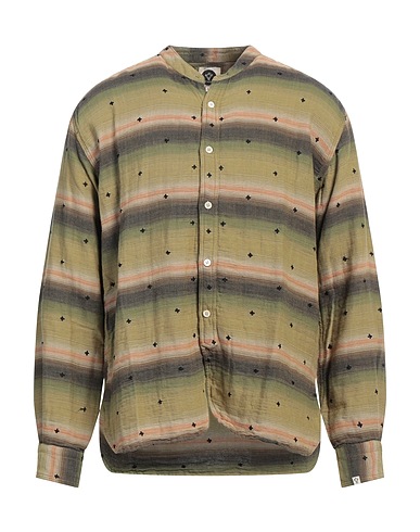 BSBEE Patterned shirt Military green 100% Cotton