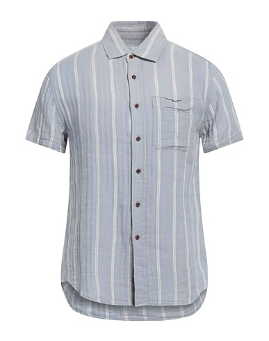 KATIN Chemise à rayures Bleu clair 52% Coton, 48% Lin