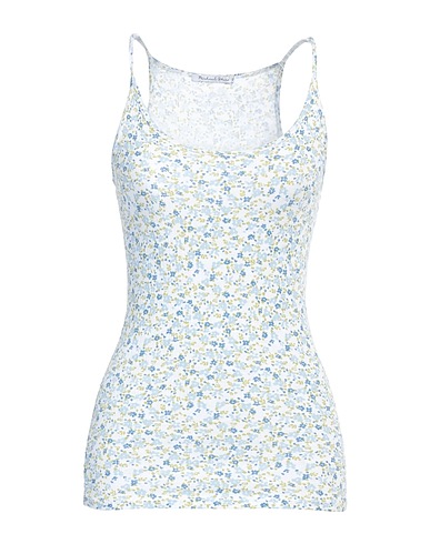 MICHAEL STARS Vest Light blue 50% Modal, 50% Cotton