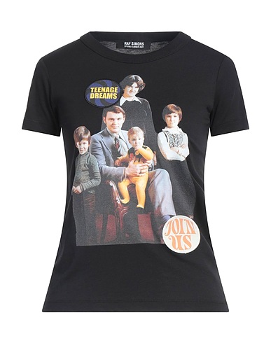 RAF SIMONS T-shirt Black 100% Cotton