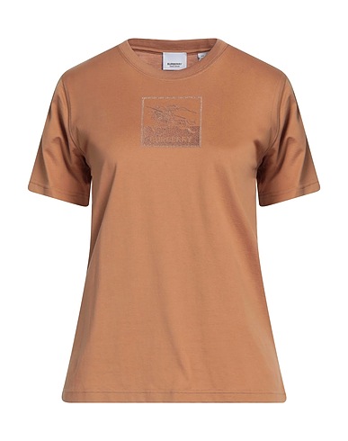 BURBERRY Ｔシャツ キャメル コットン 96% / ポリウレタン 4%