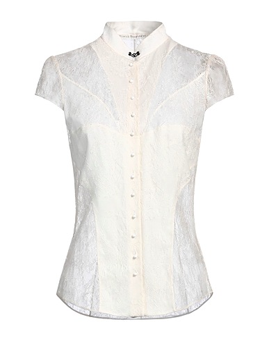 OLIVIER THEYSKENS Lace shirts & blouses Ivory 100% Silk