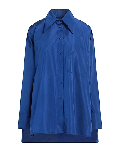 PIERANTONIO GASPARI Hemden und Blusen einfarbig Blau 100% Polyester