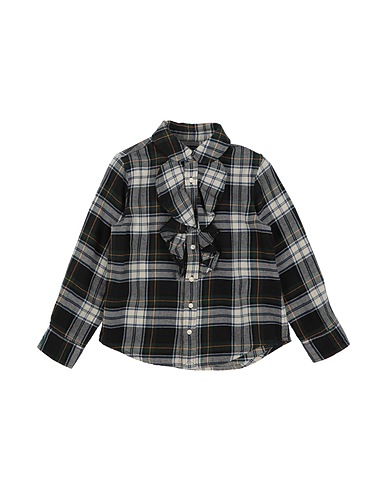 POLO RALPH LAUREN Patterned shirts & blouses Dark green 100% Cotton