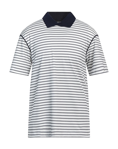 GIORGIO ARMANI Polo shirt Navy blue 100% Cotton