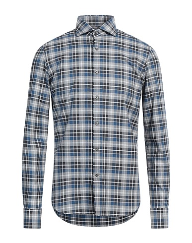 GHIRARDELLI Checked shirt Grey 100% Cotton