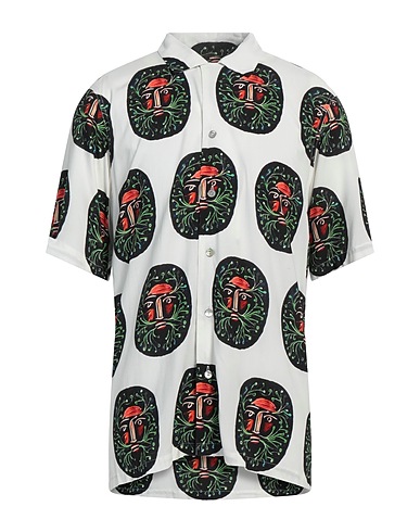 ENDLESS JOY Patterned shirt White 100% Rayon