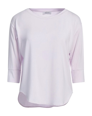 REYER Basic T-Shirt Lilac 95% Modal, 5% Elastane