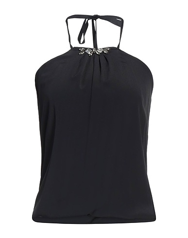 BLUGIRL Top Nero 69% Acetato, 31% Seta