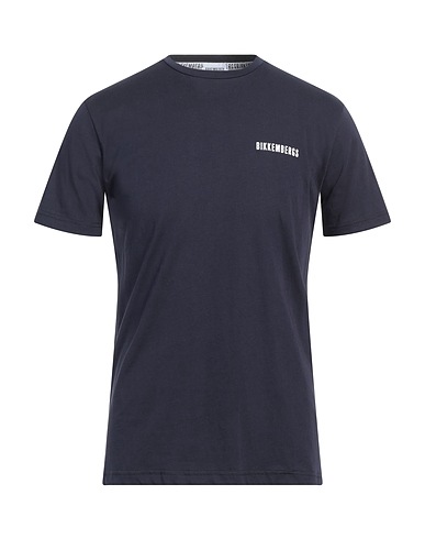 BIKKEMBERGS T-shirt Midnight blue 100% Cotton
