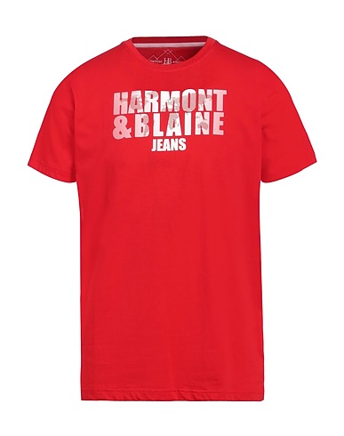 HARMONT & BLAINE T-shirt Red 100% Cotton