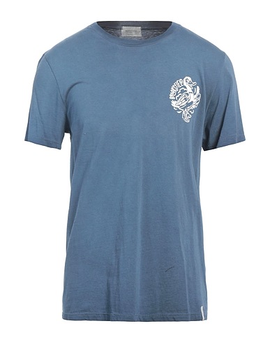 BROOKSFIELD T-shirt Slate blue 100% Cotton