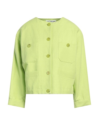 ATTIC AND BARN Jacket Light green 77% Cotton, 23% Linen